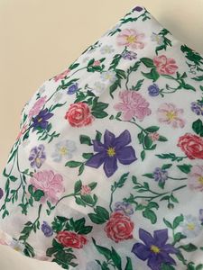 White Floral Print Beautiful Dress 👗