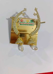Sparkling Jhumka Ear Cuff Earrings