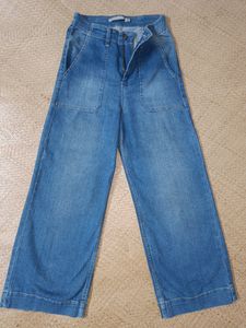Aka Chic Straight High Waisted Jeans (Mid Blue) from Amazon.