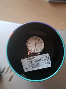 Fastrack White Dial Stainless Steel Strap Watch