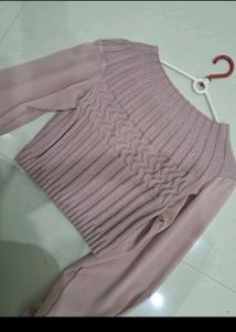 Dust Pink Korean Top