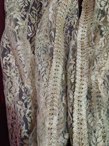 Elegant  Golden Net Dupatta