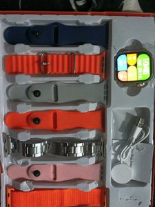 Smart Watch with Multiple Bands(7in1)