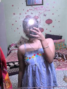 Cute Embroidered Tank Top