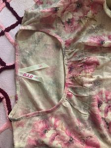 Floral Print Top &amp; Shorts