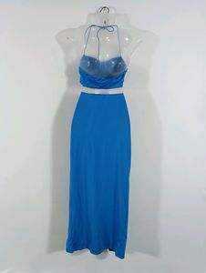 Blue Plain Casual Co Ords (Women)