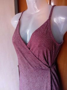 H&amp;M Sparkly Wrap Dress