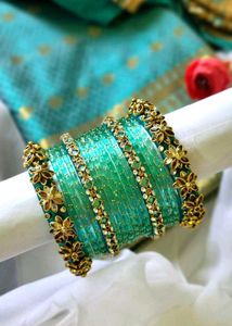 Green & Gold Bangles