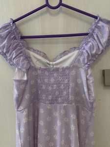 Lavender Short Dress