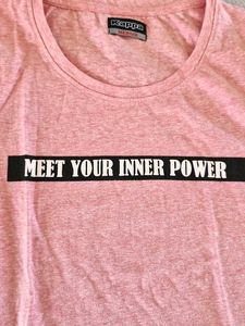 Kappa Pink Casual Female T-Shirt