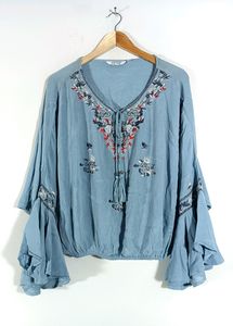 Pastel Blue Top (Women)