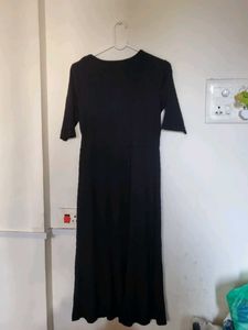Classic Black Midi Dress