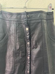Black Skirt With Front Closure