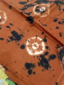 Tie-Dye Dress Material Cotton Fabric