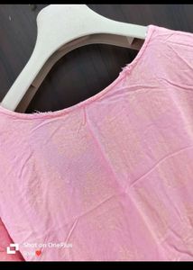 Pink Kurta With Palazzo