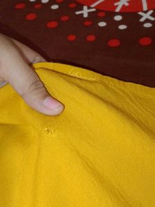 Mustard Yellow Kurti