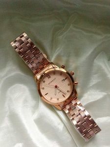 Rose Gold Watch with Stones And A Silver One