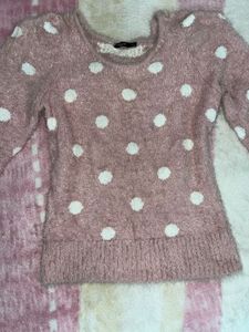 Coquette pink sweater 🎀