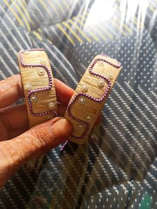 Homemade Party Wear Bangles