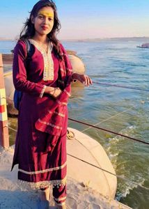Suit With Pant And Dupatta Set