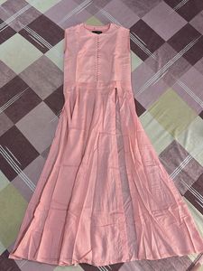 Pink Sleeveless Maxi Dress
