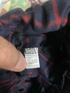 Navy &amp; Red Plaid Suit Set