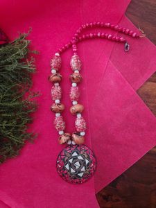 Beaded Pendant Necklace