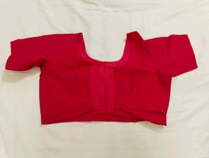New Silk Saree With Stitched Blouse