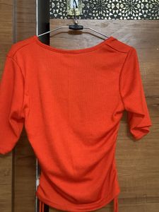 Orange  Stylish Top🧡