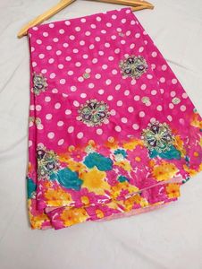 Beautiful Pink Saree