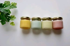 4 Pcs set Mini Soy Wax Jar Candles