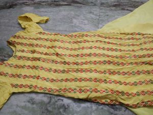 Yellow Kurta Palazzo Set