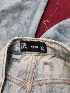 Acid Wash Denim Jeans