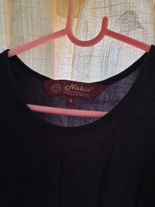 Black Flutter Sleeve Maternity Dress