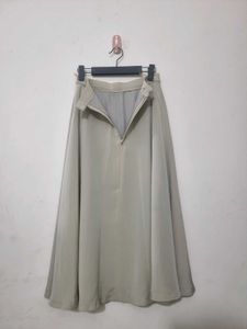 Beige Midi Skirt (Imported)
