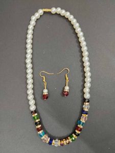 Pearl &amp; Ruby Necklace