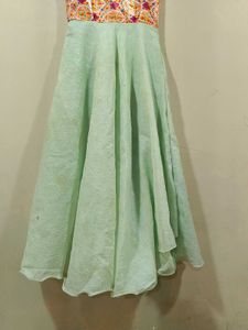 Elegant Green Designer Occasion Dress