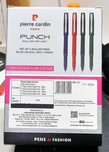 Pierre Cardin Paris Punch Roller Pen Set