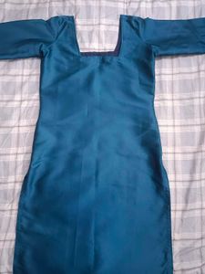 Teal Blue Kurta