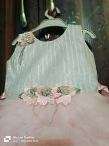Party Wear Pink Frock