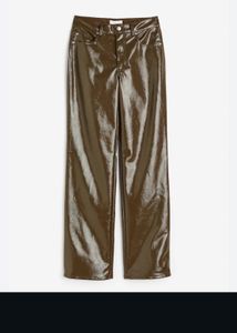 Shiny Brown Pants