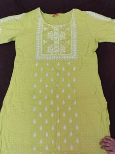 Elegant Green Kurta with skirt and dupatta