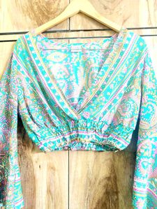 Art Silk Multicolour Top Size-36-38