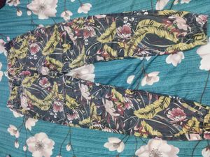 Floral Print Pants