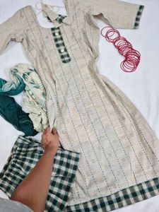 Self Made Cotton Kurta Set