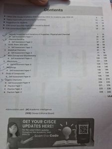ICSE Class 10 Chemistry Question Bank