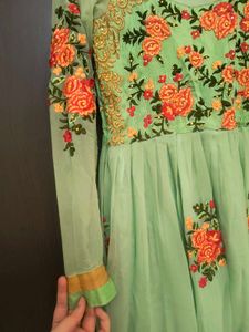 Elegant Mint Green Kurta Set🤩