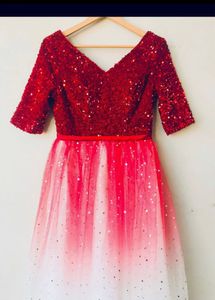 Gradient Chorus Costume Dress