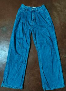 Wide Leg Denim Jeans