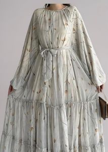 SARINKU Georgette Crepe Full Sleve Dress for Women